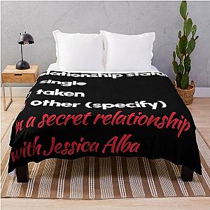 Jessica Alba - Relationship Throw Blanket