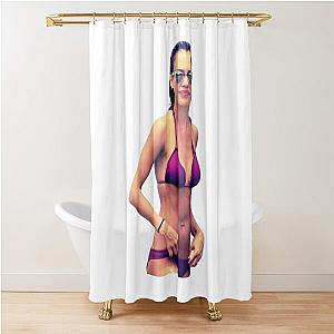 Jessica Alba American Actress Shower Curtain
