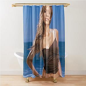 Jessica Alba Actress Shower Curtain