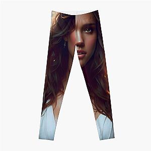 Jessica Alba Digital Fan Art Leggings