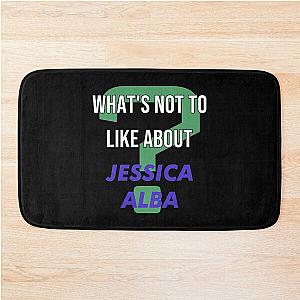 What's not to like about Jessica Alba Bath Mat