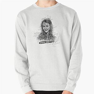Jessica Alba Abstract Sketch Art Design Pullover Sweatshirt