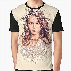 Jessica Alba painting Graphic T-Shirt