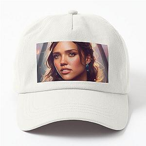 Jessica Alba Fan Art Dad Hat