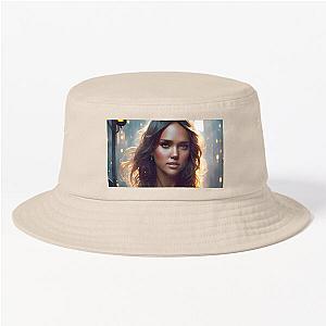 Jessica Alba Digital Fan Art Bucket Hat