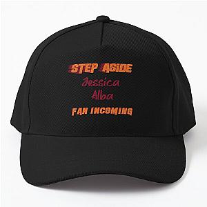Jessica Alba - Red Baseball Cap