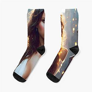 Jessica Alba Digital Fan Art Socks