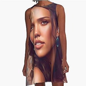 Jessica Alba Fan Art A-Line Dress