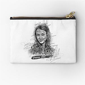 Jessica Alba Abstract Sketch Art, Jessica Alba Design, Zipper Pouch