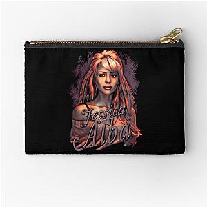 Jessica Alba Zipper Pouch