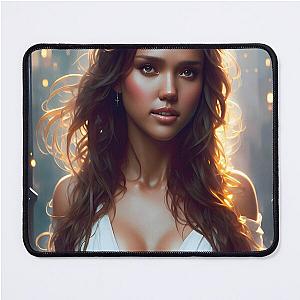 Jessica Alba Fan Art Mouse Pad