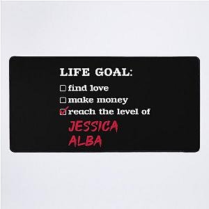 Life goal Jessica Alba Desk Mat