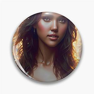 Jessica Alba Digital Fan Art Pin
