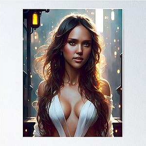 Jessica Alba Digital Fan Art Poster