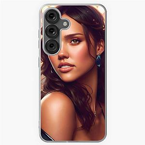 Jessica Alba Digital Fan Art Samsung Galaxy Case