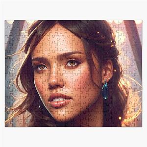 Jessica Alba Digital Art Puzzle