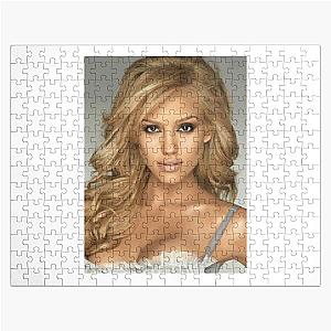 Mens Day Gift for Jessica Alba Music Fans Puzzle