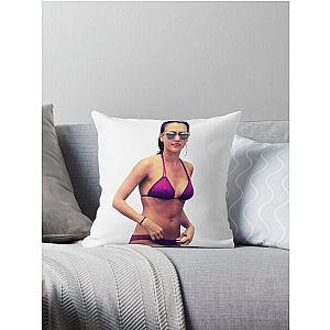 Jessica Alba American Throw Pillow