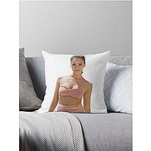Jessica Alba American Throw Pillow
