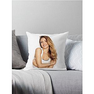 Jessica Alba Throw Pillow