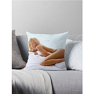 Jessica Alba Throw Pillow
