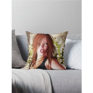 Jessica Alba Throw Pillow