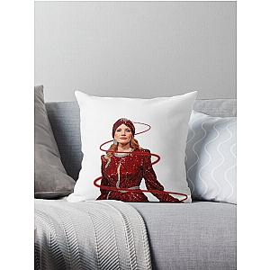 Jessica Chastain  RED Throw Pillow