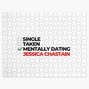 Mentally Dating Jessica Chastain Jigsaw Puzzle