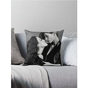 kat dennings and jessica chastain Throw Pillow