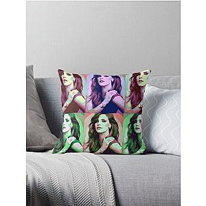 Jessica Chastain Pop Art Throw Pillow