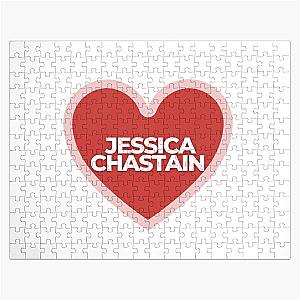 I Heart Jessica Chastain Jigsaw Puzzle