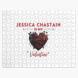 Jessica Chastain Is My Valentine Jigsaw Puzzle