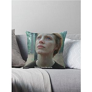 Jessica Chastain in The Tree of Life - Quote Throw Pillow