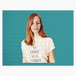 Feminist Jessica Chastain Jigsaw Puzzle