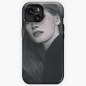 Jessica Chastain - Pastel on Canvas Painting iPhone Tough Case