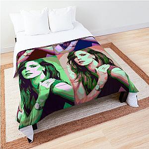 Jessica Chastain Pop Art Comforter