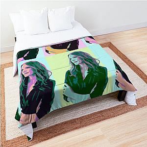 Jessica Chastain Pop Art Comforter