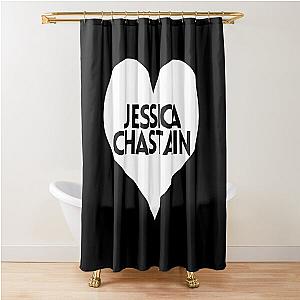 Love Jessica Chastain Shower Curtain