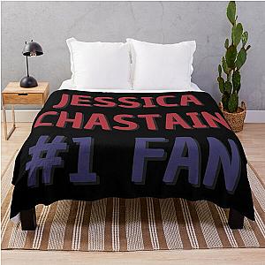 Jessica Chastain 1 Fan Throw Blanket