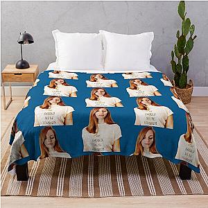 Feminist Jessica Chastain Throw Blanket