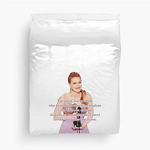 Jessica Chastain - Uniquely Loved  Duvet Cover