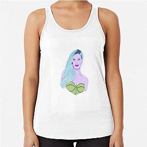 Jessica Chastain mint Racerback Tank Top