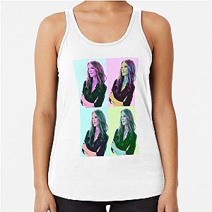 Jessica Chastain Pop Art Racerback Tank Top