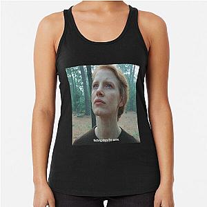 Jessica Chastain In The Tree Of Life - Quote Sticker Racerback Tank Top