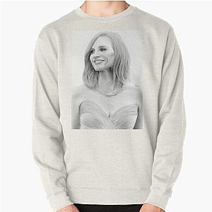 Jessica Chastain Portrait Pullover Sweatshirt