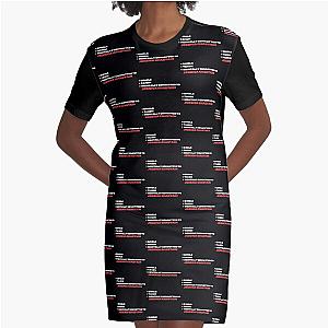 Mentally Committed To Jessica Chastain Graphic T-Shirt Dress