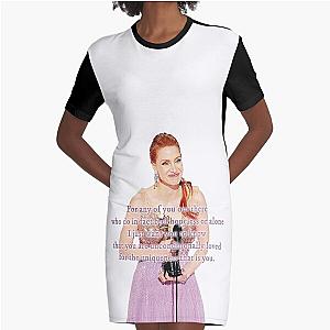 Jessica Chastain - Uniquely Loved  Graphic T-Shirt Dress