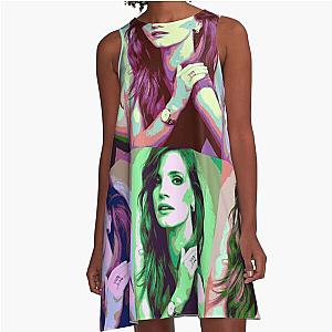 Jessica Chastain Pop Art A-Line Dress