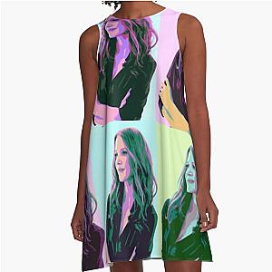 Jessica Chastain Pop Art A-Line Dress