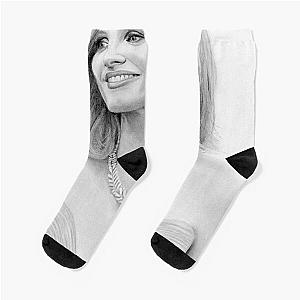 Jessica Chastain Portrait Socks